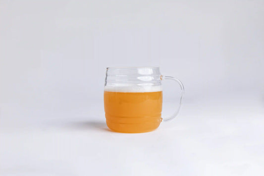 "Barrel" Glass Mug