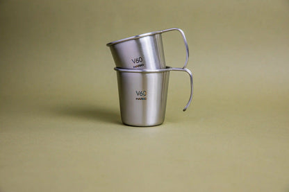 Outdoor V60 Stacking Mug, 320ml Silver